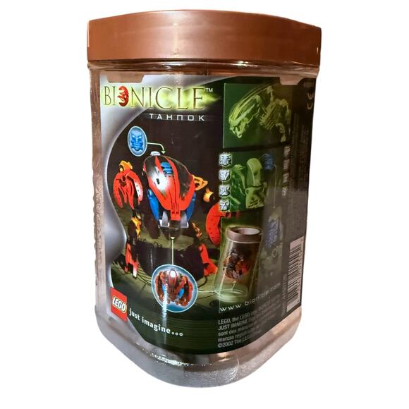 Vintage LEGO BIONICLE Tahnok Blue Red 8563 Set with Canister NO BOOKLET - Picture 12 of 12